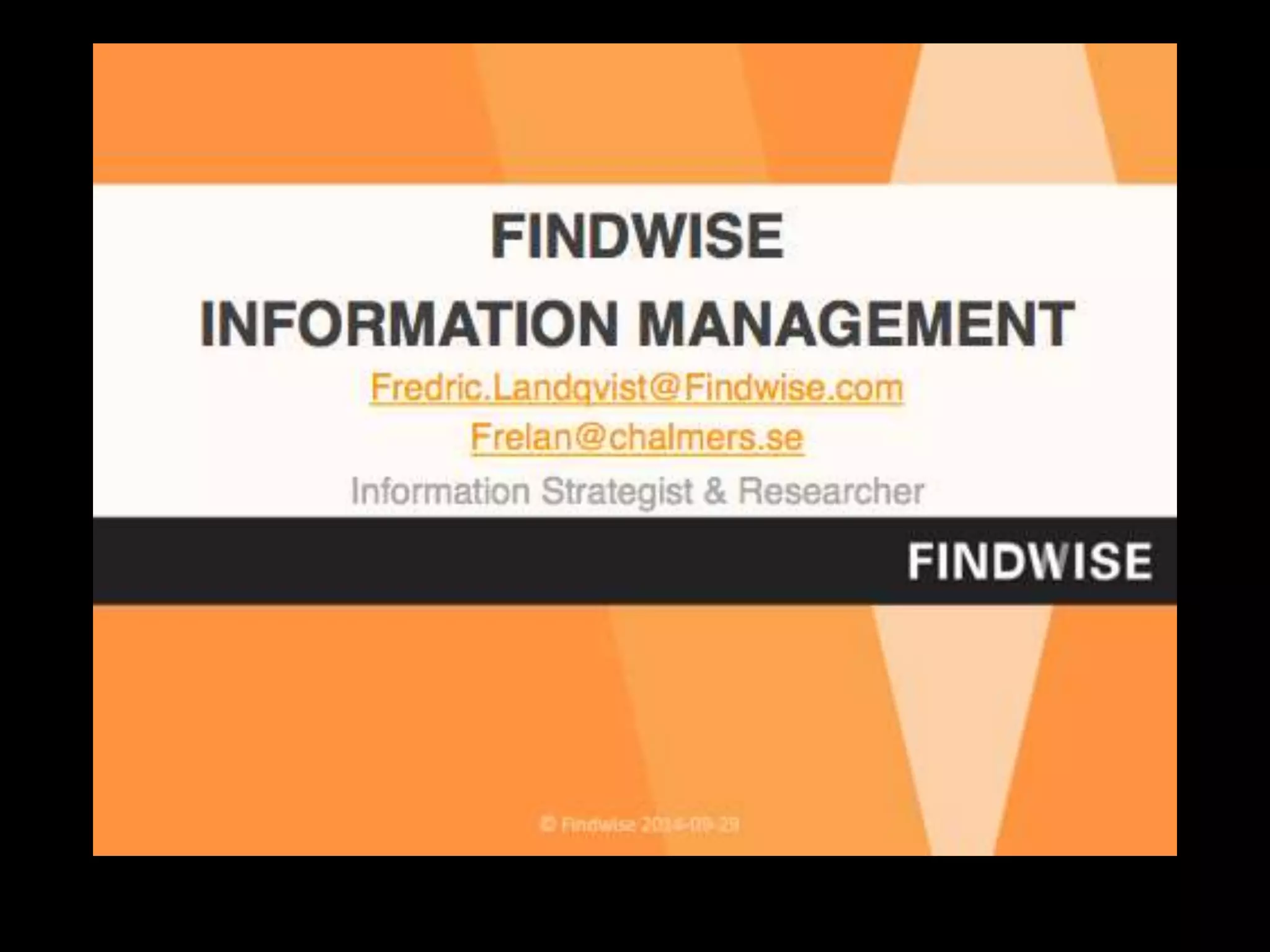 Organising principles