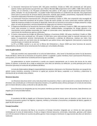 Organismos del comercio internacional