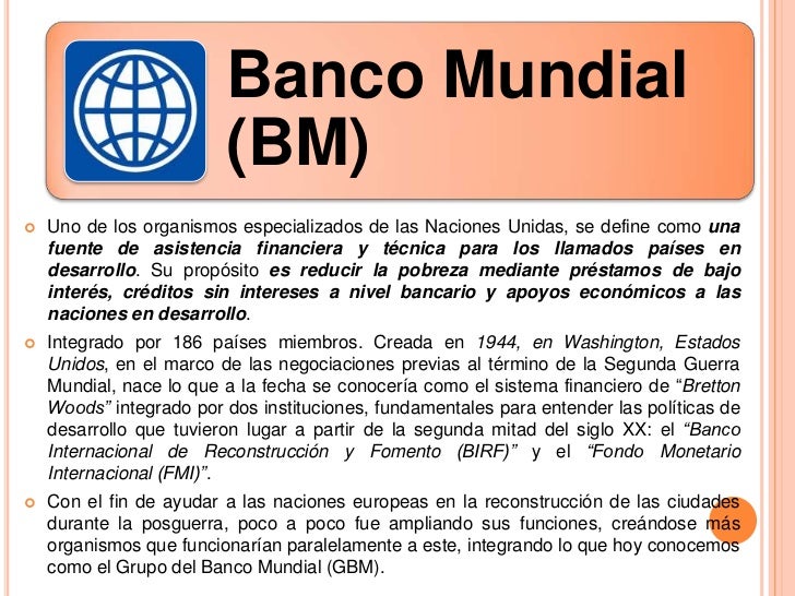 origen del banco mundial integraci 243 n econ 243 mica organismos internacionales origen del banco mundial integraci 243 n econ 243 mica organismos internacionales