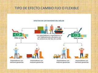 TIPO DE EFECTO CAMBIO FIJO O FLEXIBLE
 