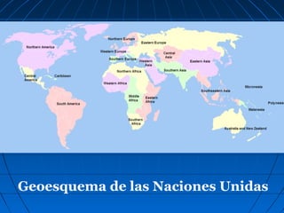 Geoesquema de las Naciones Unidas
 