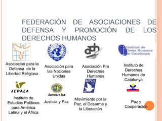 Organismos que velan por el respeto a los | PPSX