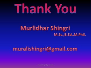 muralishingri@gmail.com
 