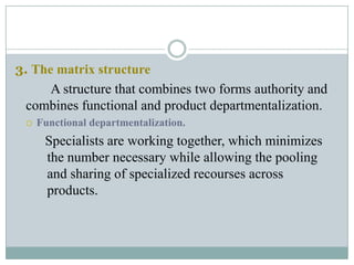 Organitional sturcture | PPTX