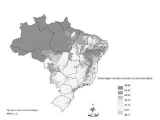 DA ORGANIZAÇÃO DO ESTADO 
Art. 20. São bens da União: 
II - as terras devolutas indispensáveis à defesa das 
fronteiras, das fortificações e construções militares, das 
vias federais de comunicação e à preservação 
ambiental, definidas em lei; (Terras devolutas são terras 
públicas sem destinação pelo Poder Público e que em 
nenhum momento integraram o patrimônio de um 
particular, ainda que estejam irregularmente sob sua 
posse. O termo "devoluta" relaciona-se ao conceito de 
terra devolvida ou a ser devolvida ao Estado.) 
 