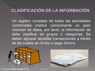 Organización contable de la empresa ppt mejorado | PPTX