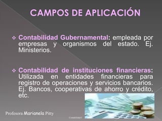 Organización contable de la empresa ppt mejorado | PPTX
