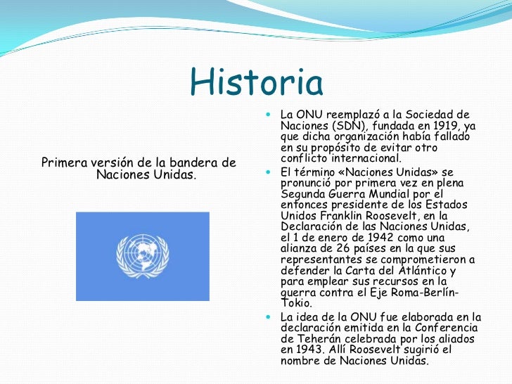 Organización de las naciones