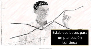 Establece bases para
un planeación
continua
MM. Verónica Bolaños López
 