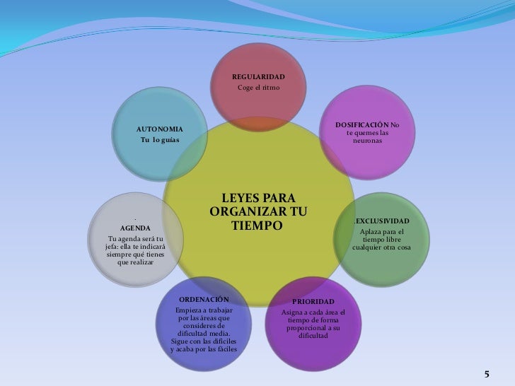 Organización del tiempo