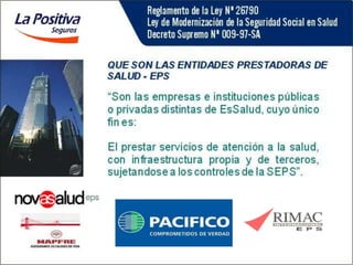 Organización de salud y sistemas sanitarios en el PERU