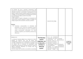 Estrategias para Mejorar la Convivencia y el Rendimiento Escolar en la ...