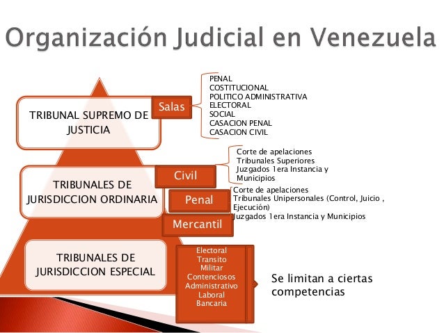 Organización judicial venezuela