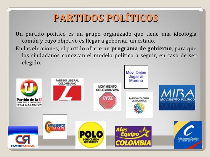 Organización política de colombia