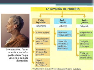Montesquieu , fue un
 cronista y pensador
 político francés que
  vivió en la llamada
          Ilustración.
 