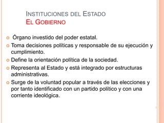 Organización Política del Estado - Parte II | PPT