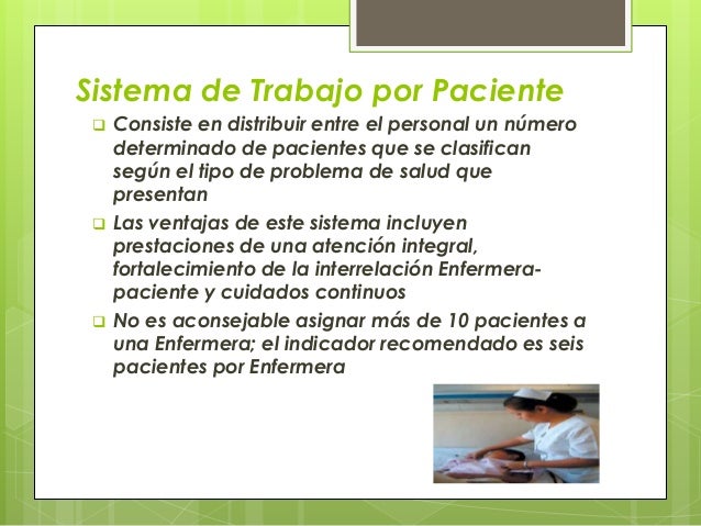 Sistema de Trabajo en Enfermeria