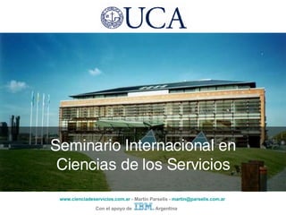 Seminario Internacional en Ciencias de los Servicios 