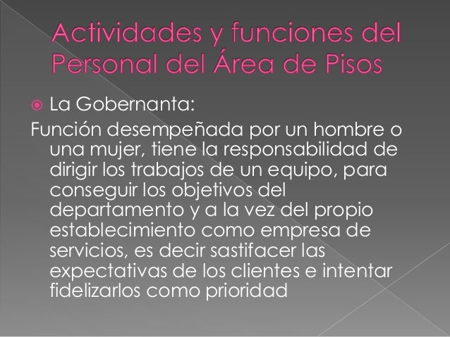 Organizacion de pisos