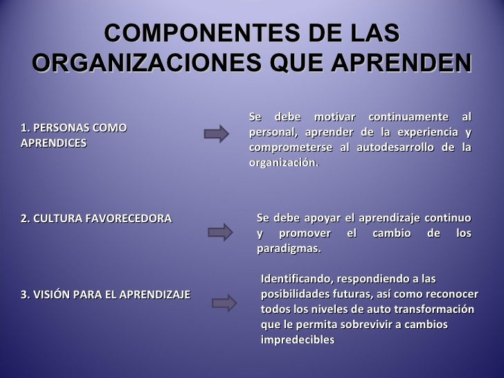 Organizaciones Que Aprenden