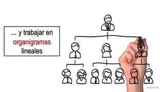 … y trabajar en
organigramas
lineales
@iElenaR
 