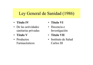 Organizacion Sanitaria