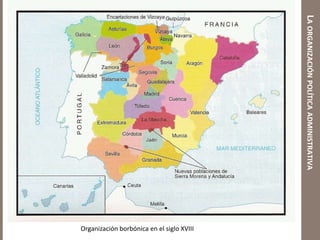 Mapa de España: División política