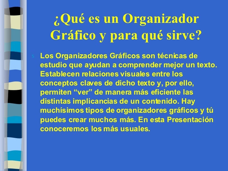 Organizadores GráFicos