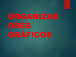 ORGANIZAD
ORES
GRÁFICOS
 