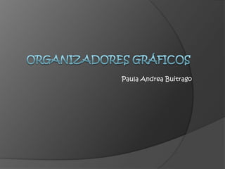 Organizadores Gráficos Paula Andrea Buitrago 