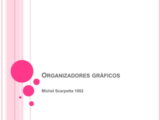 ORGANIZADORES GRÁFICOS
Michel Scarpetta 1002
 