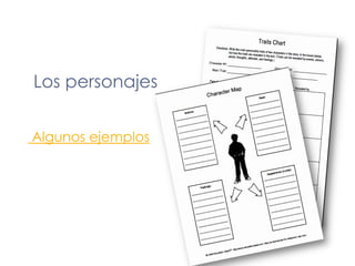 Los personajes Algunos ejemplos