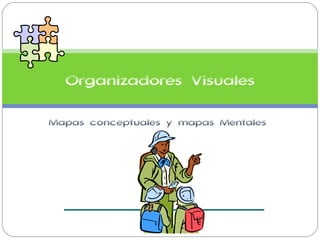 Mapas conceptuales y mapas Mentales Organizadores Visuales 