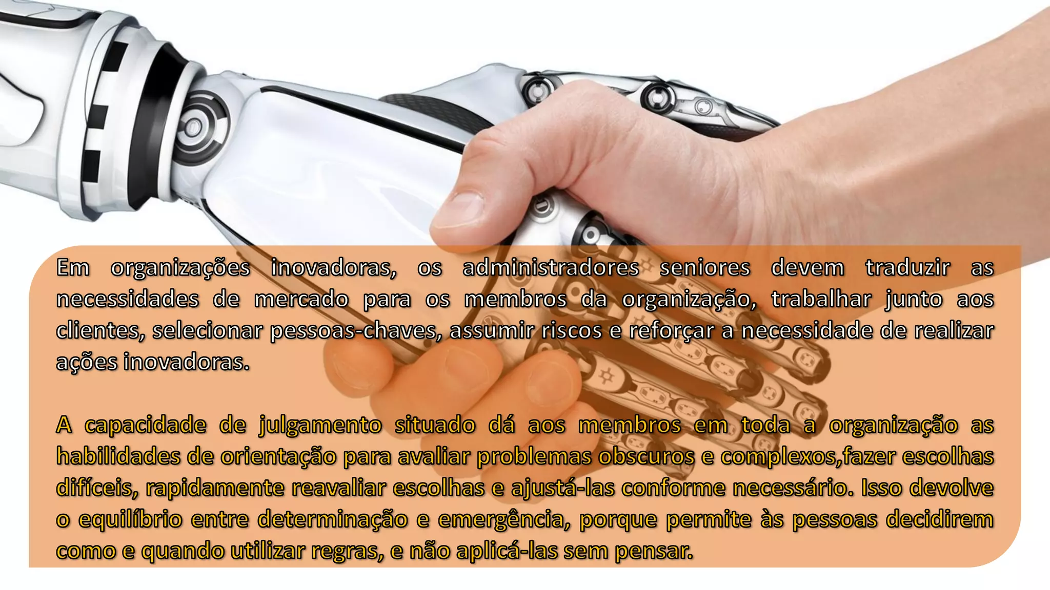 Organizando para Inovação - Mestrado em Adm - Área de Concentração em: Organizações Inovadoras