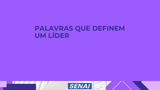 CONDUZIR
Cléverton Reis Araújo
MOTIVAR
INFLUENCIAR
RESPEITO
RECONHECIMENTO
DECISÃO EXEMPLO
PALAVRAS QUE DEFINEM
UM LÍDER
 