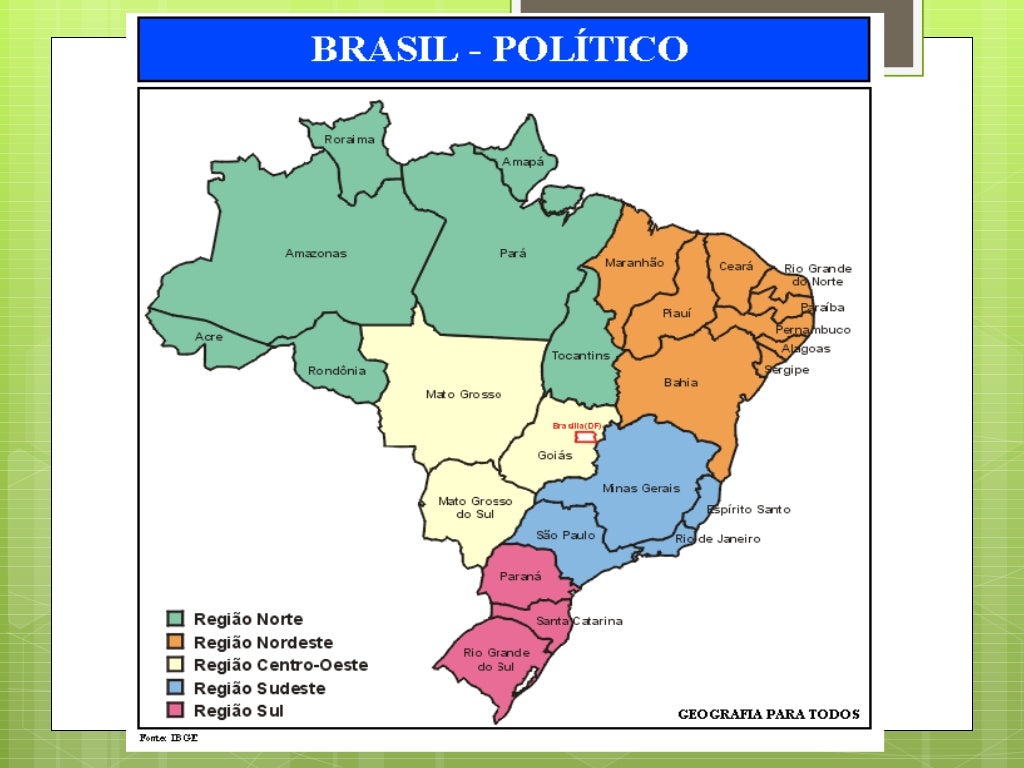 Sobre As Caracteristicas Territoriais Do Brasil é Correto Afirmar Que