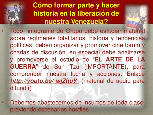 Cómo formar parte y hacer
historia en la liberación de
nuestra Venezuela?
CUÁL ES EL MENSAJE DEL
GENERAL VIVAS?
• Todo int...