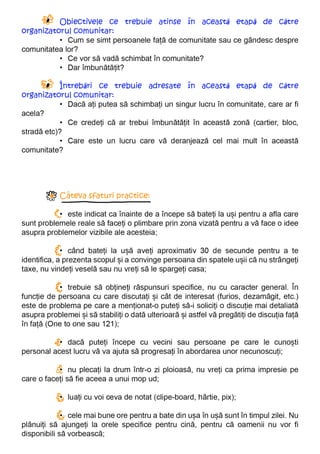 Organizare Comunitara