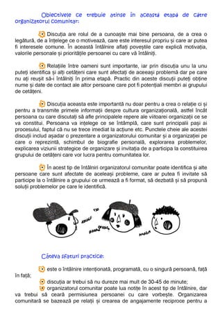Organizare Comunitara