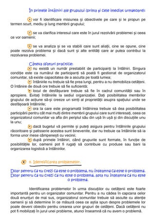 Organizare Comunitara