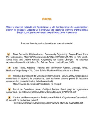Organizare Comunitara