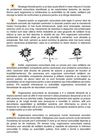 Organizare Comunitara