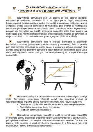 Organizare Comunitara