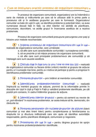 Organizare Comunitara
