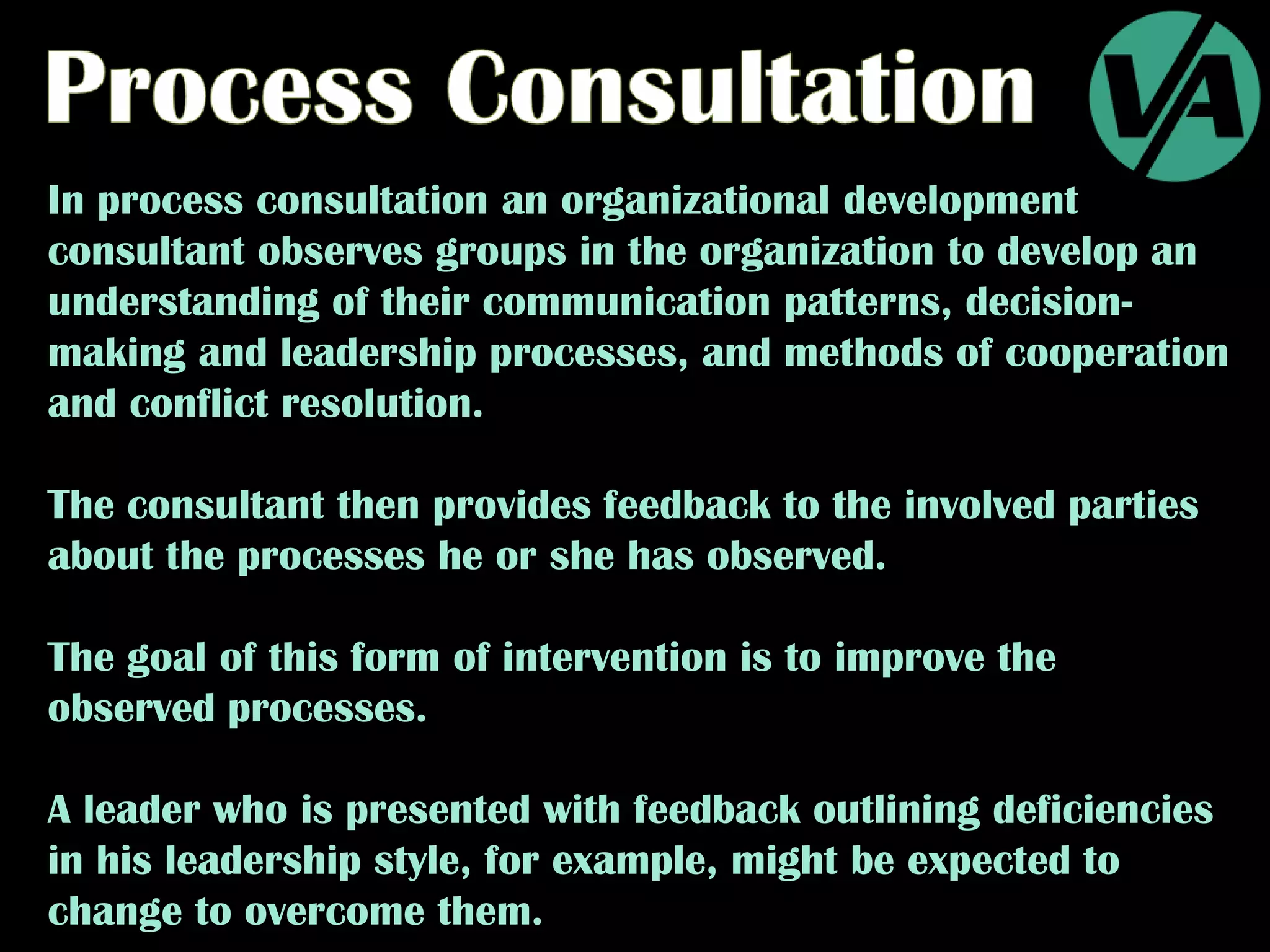 Organization Development Techniques