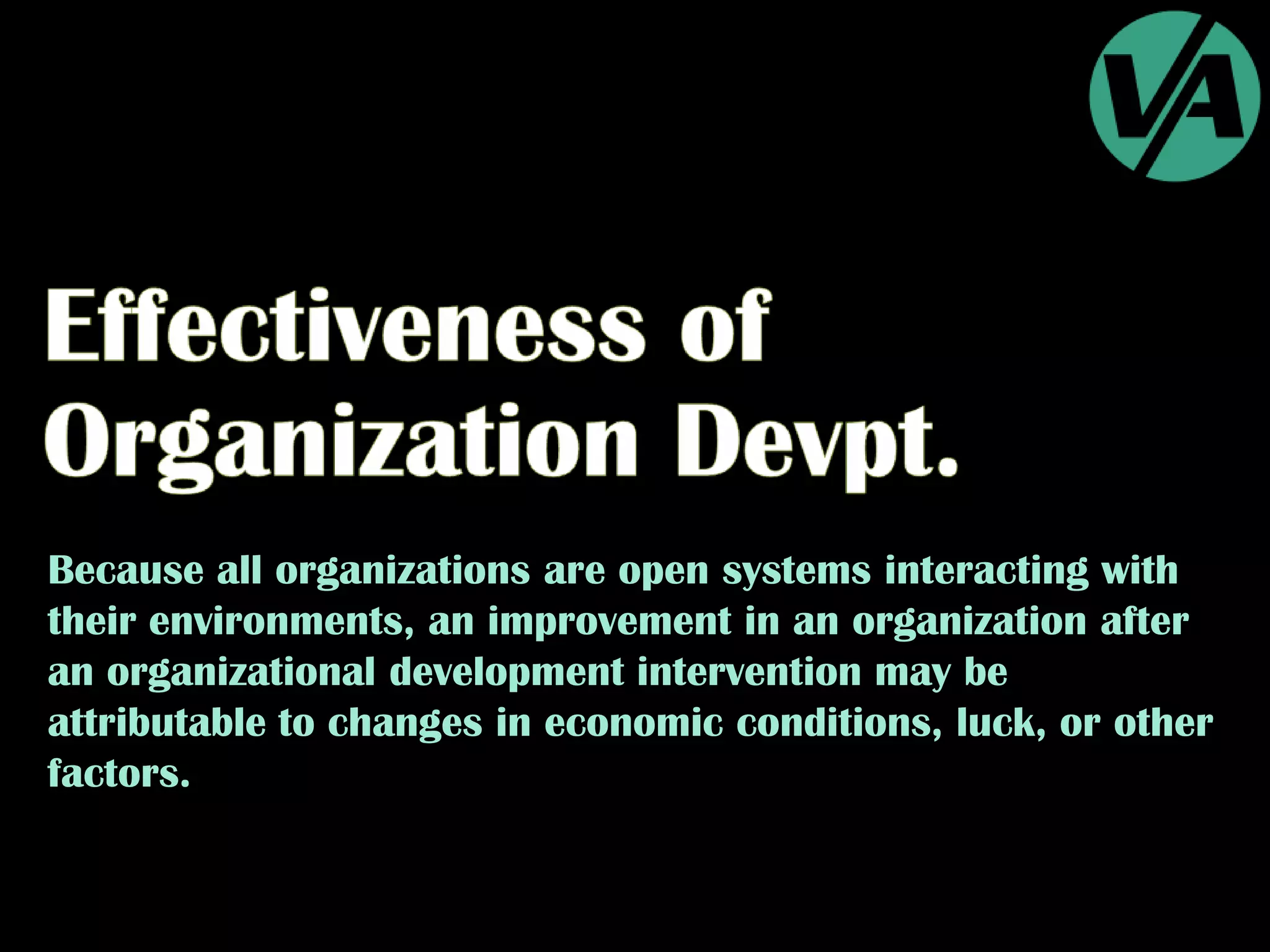 Organization Development Techniques