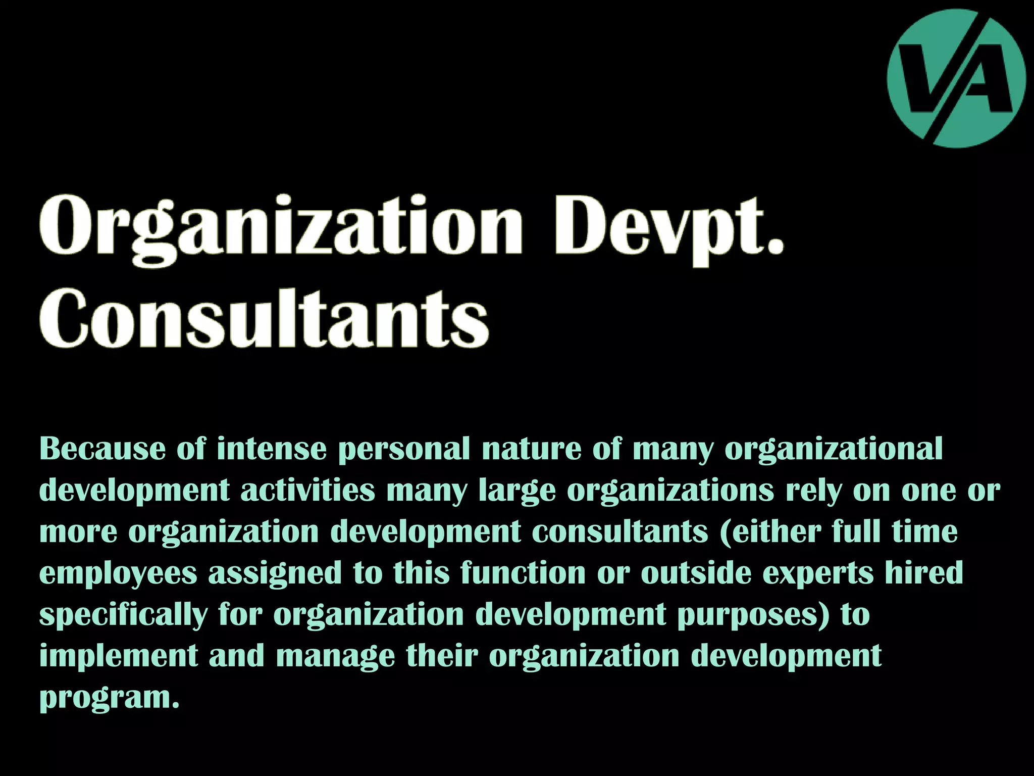 Organization Development Techniques