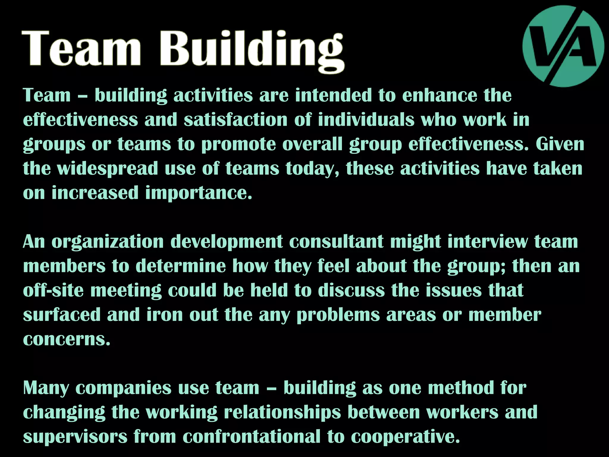 Organization Development Techniques