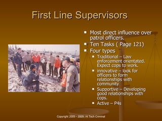 Organization of Law Enforcement Agencies | PPT
