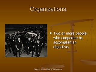 Organization of Law Enforcement Agencies | PPT